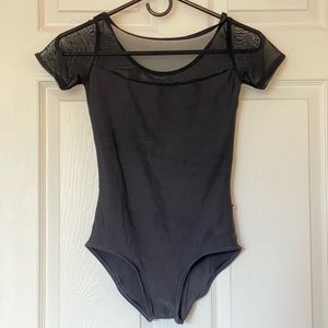 Sz Large Nina Black Mesh Yumiko Leotard